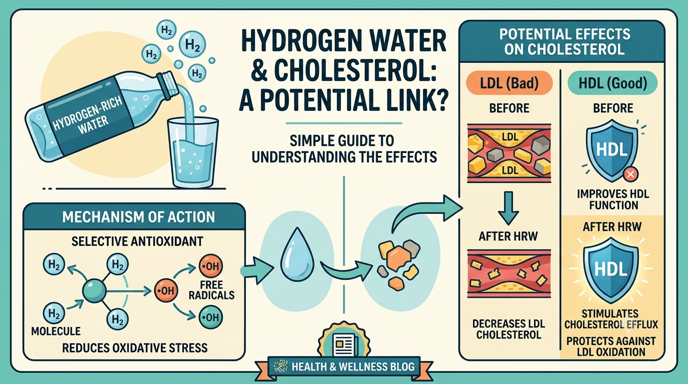 Does Hydrogen Water Lower Cholesterol? What a 2026 Meta-Analysis of 757 People Actually Found