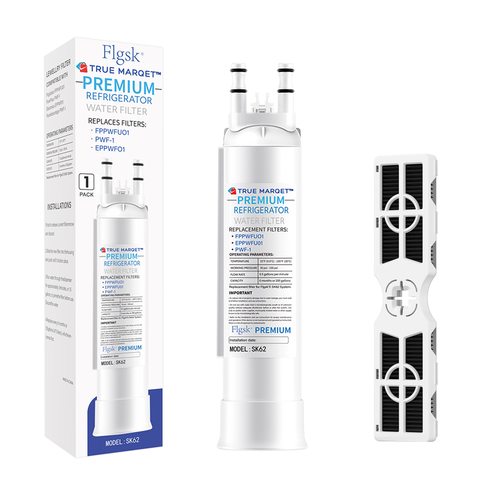 Replacement For Frigidaire® FPPWFU01 Water Filter and FRGPAAF2 PureAir RAF-2 Air Filter Combo (1+1)