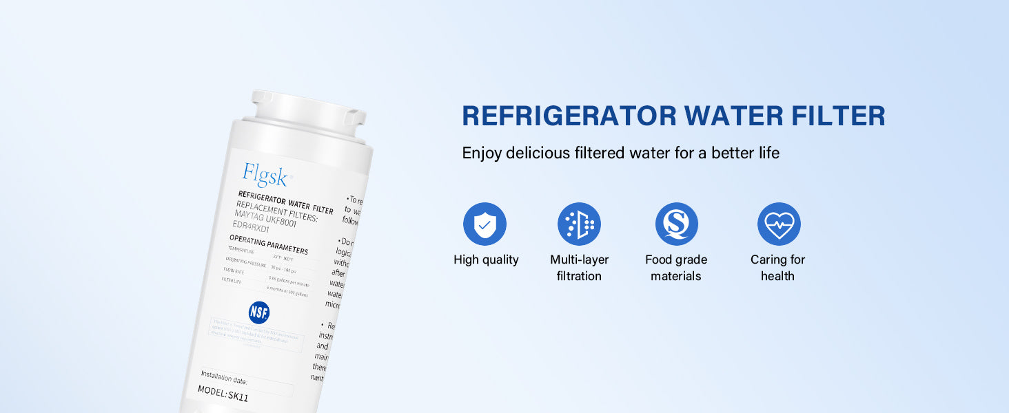 Replacement Water Filter for EveryDrop EDR4RXD1 Water Filter – Compatible with Whirlpool, Maytag UKF8001, Kitchenaid, Kenmore & More