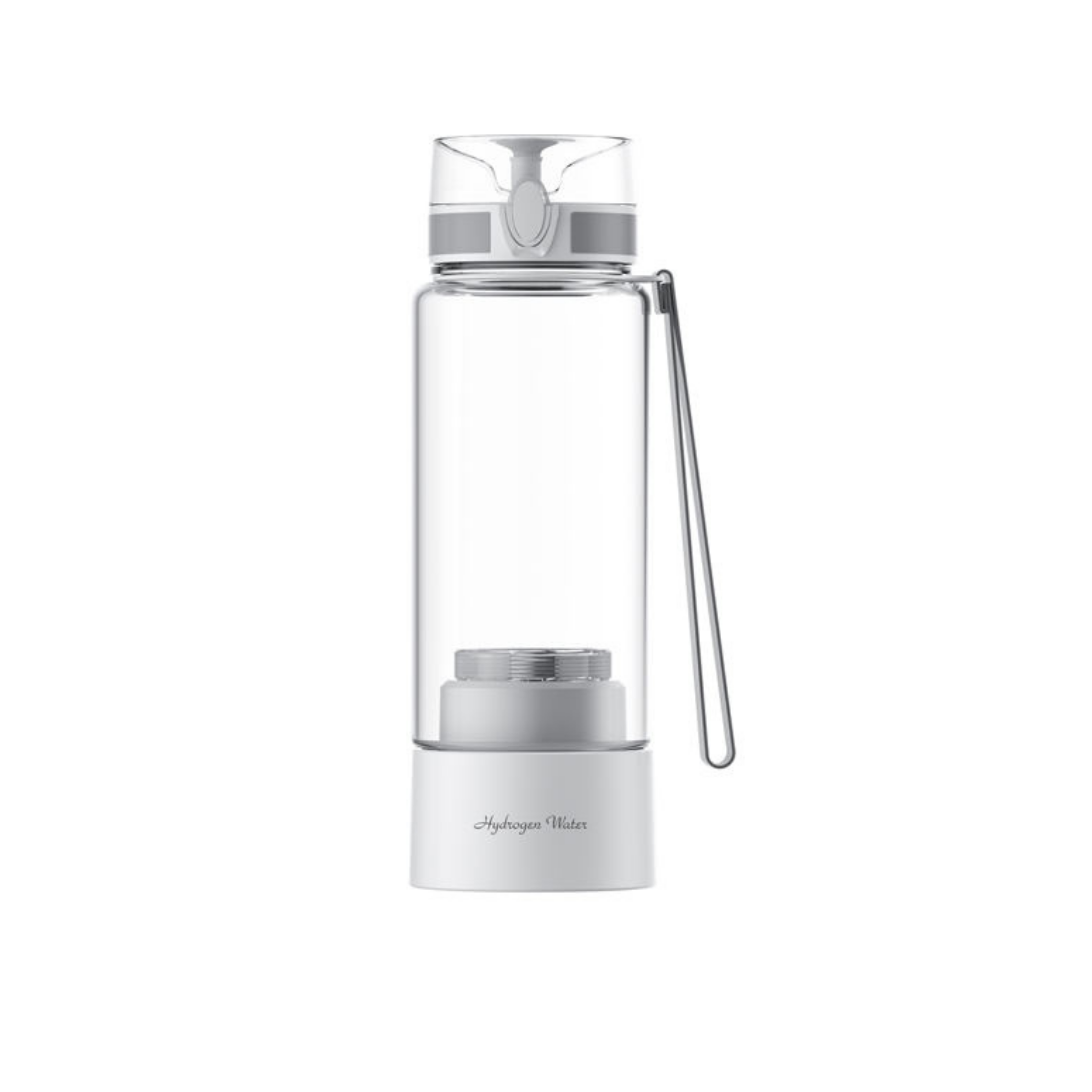 TRUE MARQET H2GO Premium Hydrogen Water Bottle Generator – Up to 3003 PPB Molecular H2 | Leakproof Large Capacity 450 mL |Titanium + Platinun Electrodes | Long Battery Life