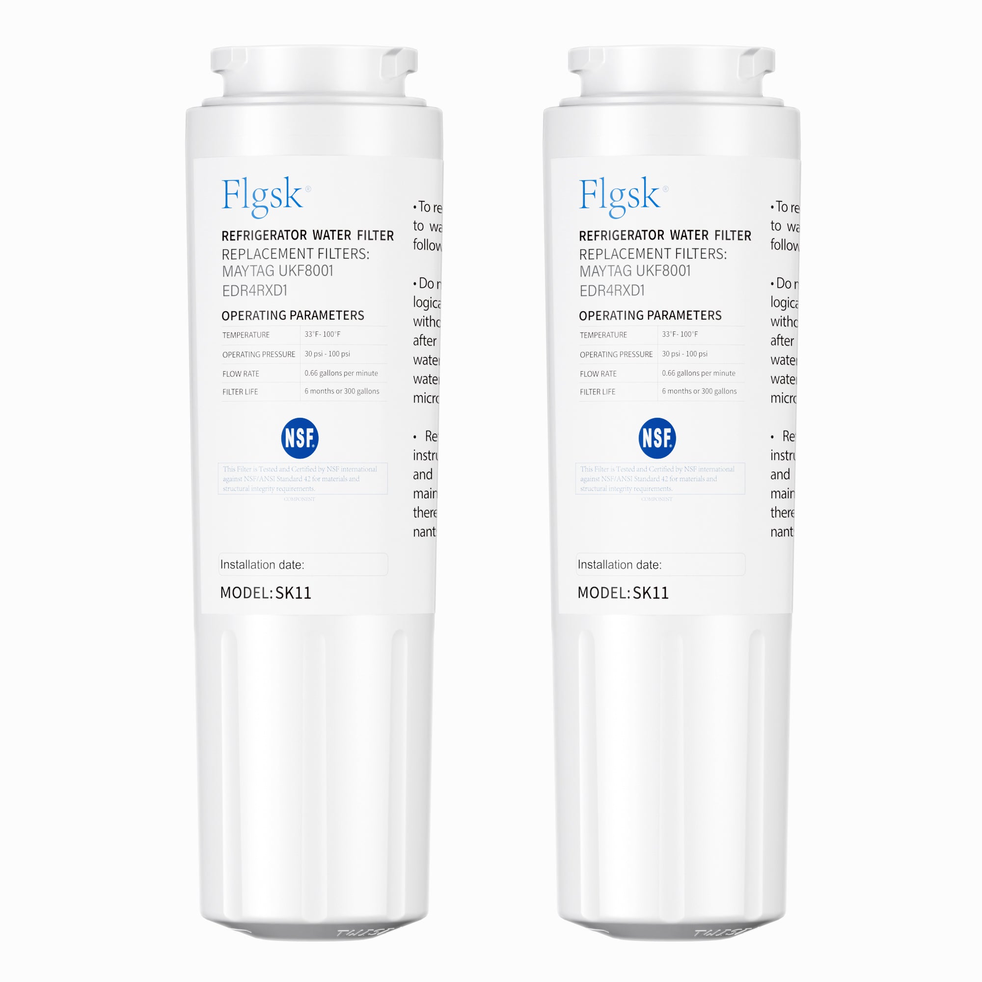 Replacement Water Filter for EveryDrop EDR4RXD1 Water Filter – Compatible with Whirlpool, Maytag UKF8001, Kitchenaid, Kenmore & More