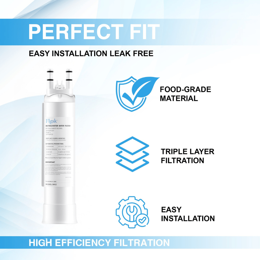 EPPWFU01 Compatible Water Filter For Frigidaire FPPWFU01, PWF1, EPPWFU01 โ Filter Replacement For Frigidaire Gallery, Electrolux, PurePour, and More.