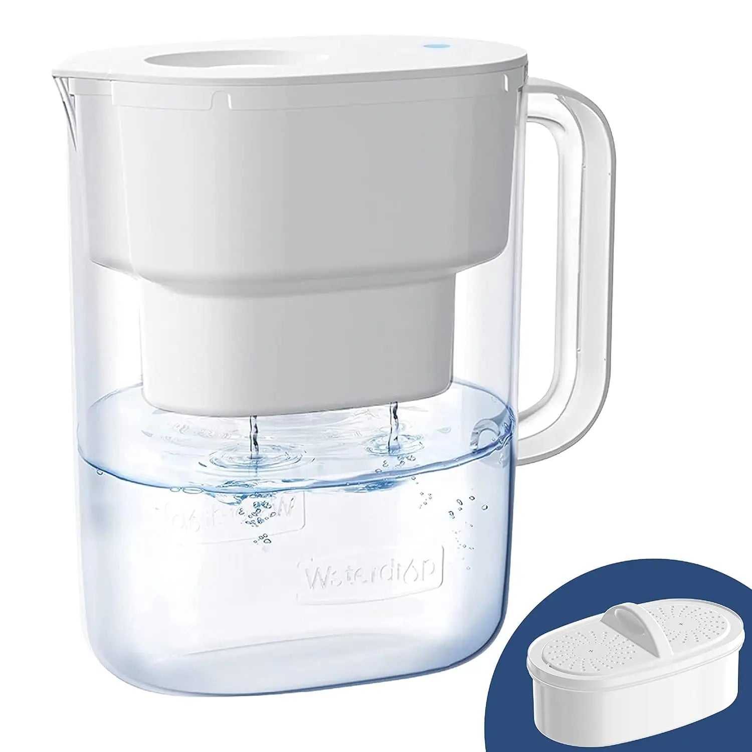 Waterdrop Water Filter Pitcher with Filter, 200-Gallon, 10-Cup, NSF Certified