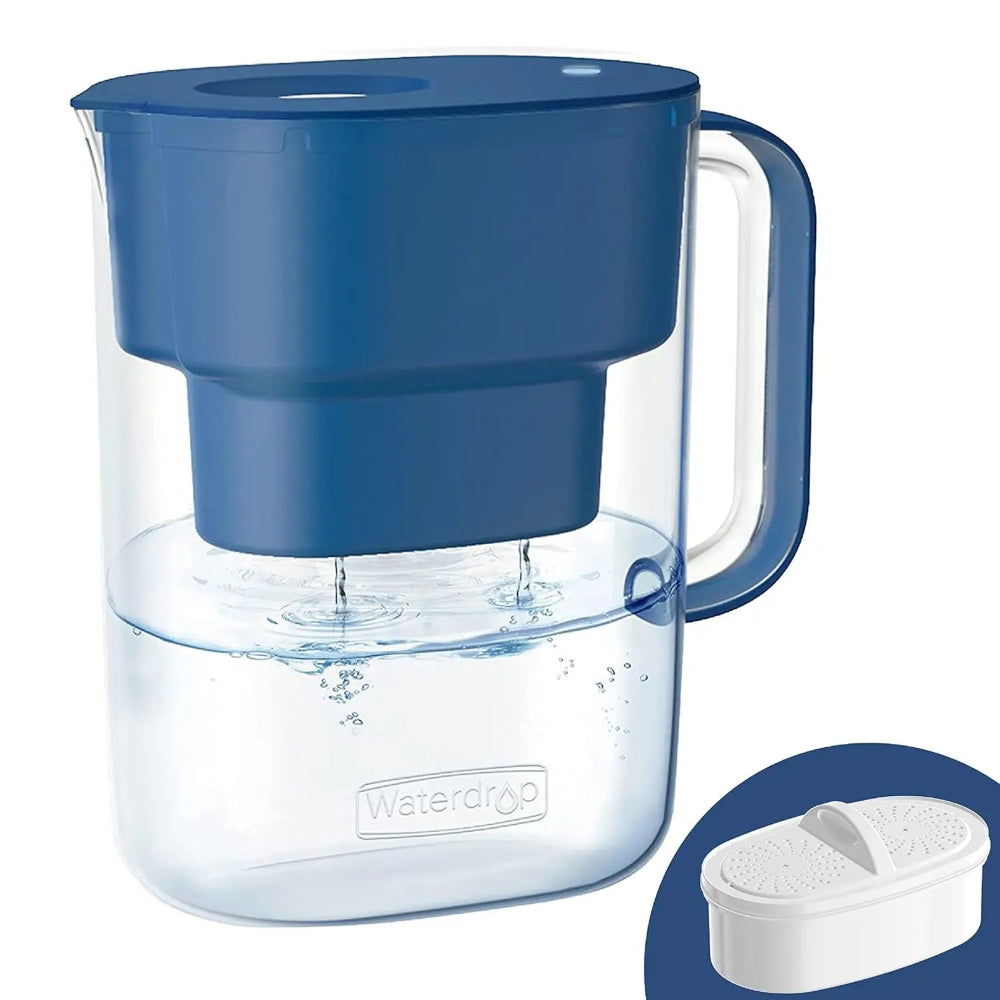 Waterdrop Water Filter Pitcher with Filter, 200-Gallon, 10-Cup, NSF Certified