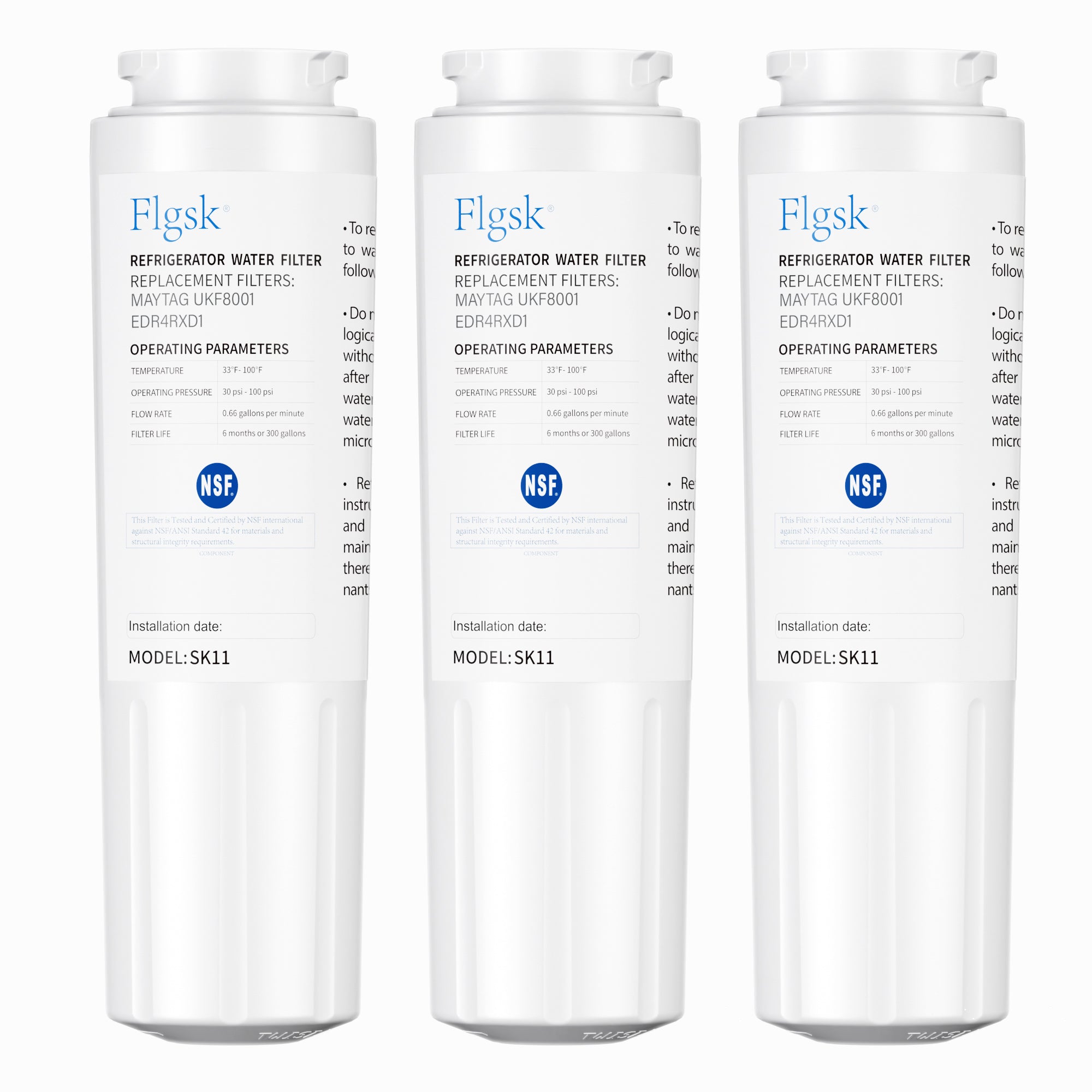 Replacement Water Filter for EveryDrop EDR4RXD1 Water Filter – Compatible with Whirlpool, Maytag UKF8001, Kitchenaid, Kenmore & More