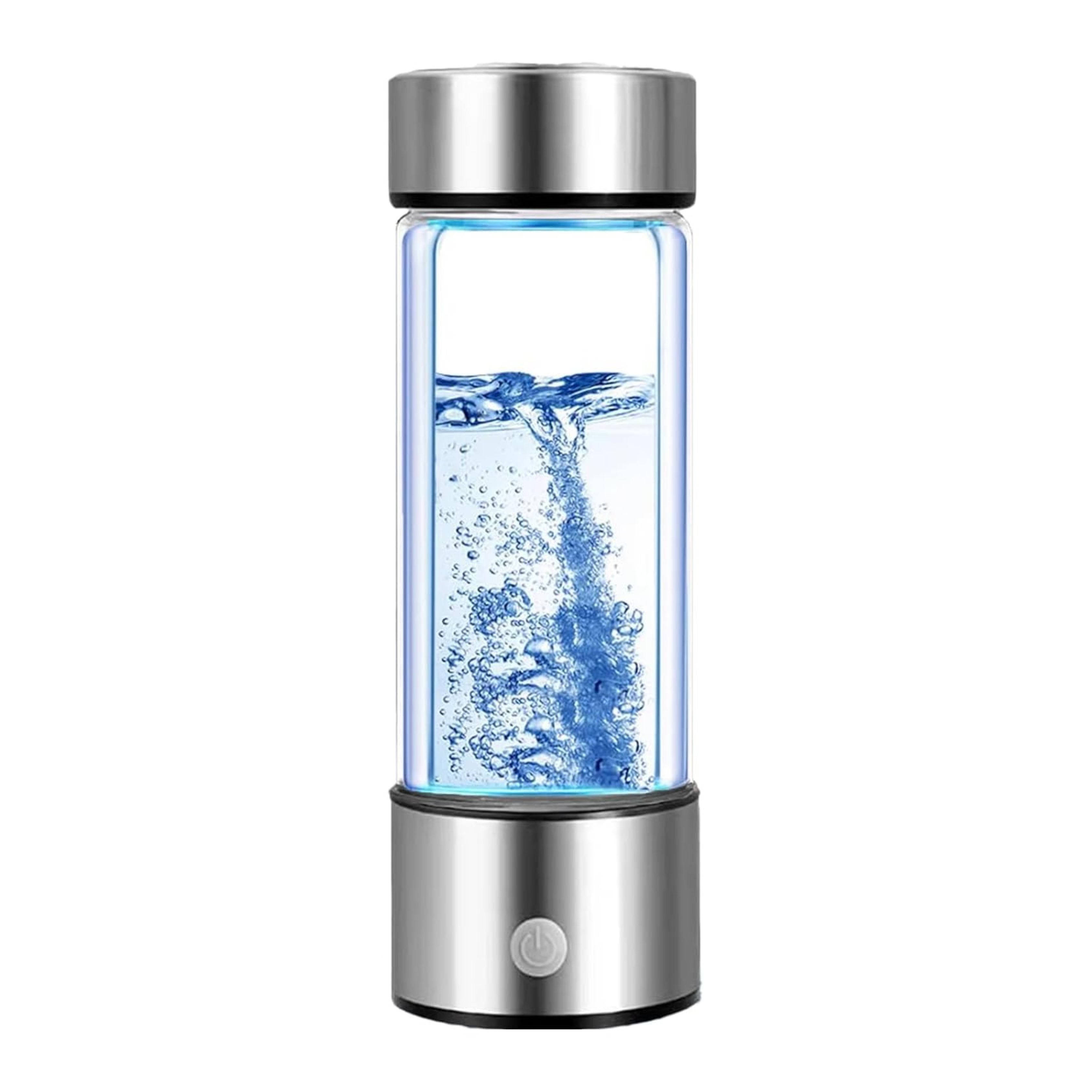 TRUE MARQET H2B1 hydrogen water bottle generator showing PPB output display