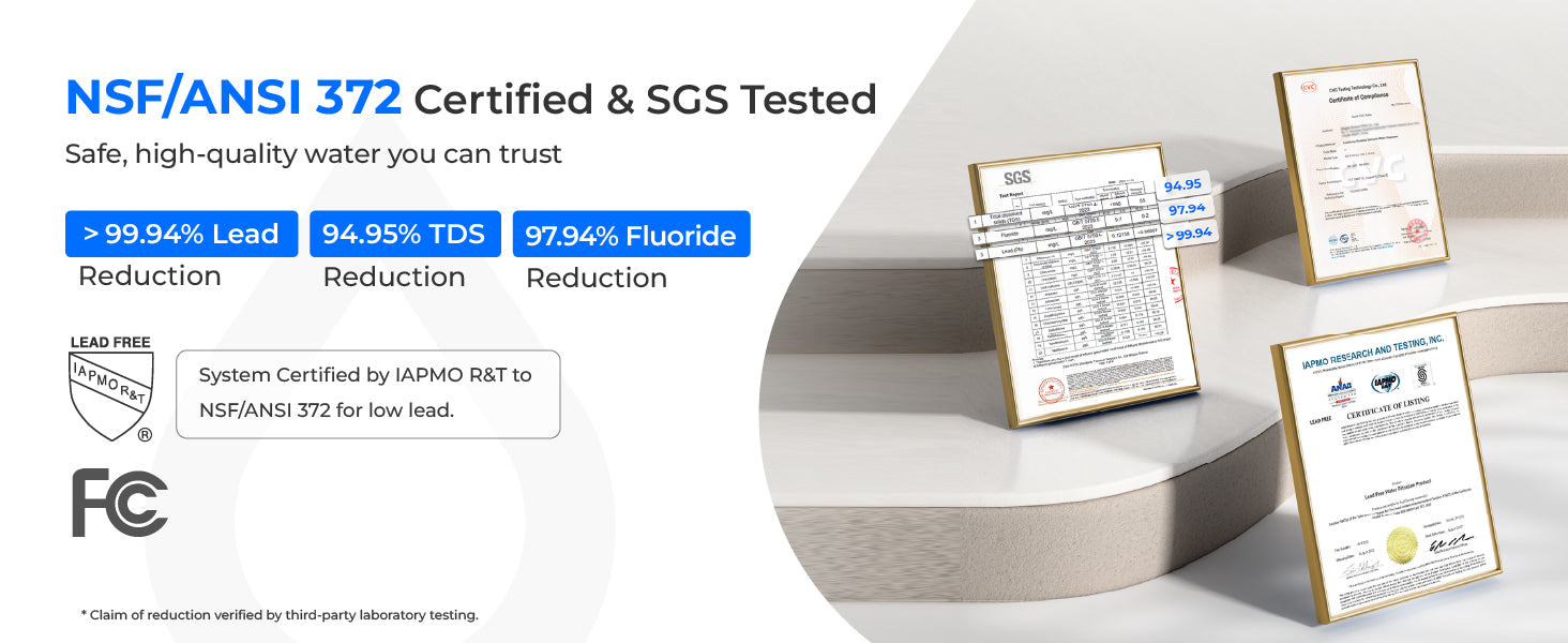 CoreRO Waterdrop Countertop Reverse Osmosis System, 6-Stage Portable Reverse Osmosis Water Filter, WD-C1S