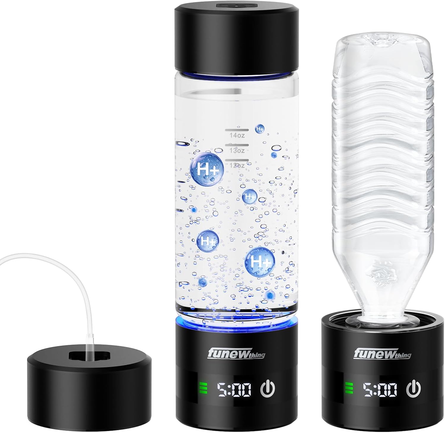 Hydrogen Rich Water Bottle with LED Display
