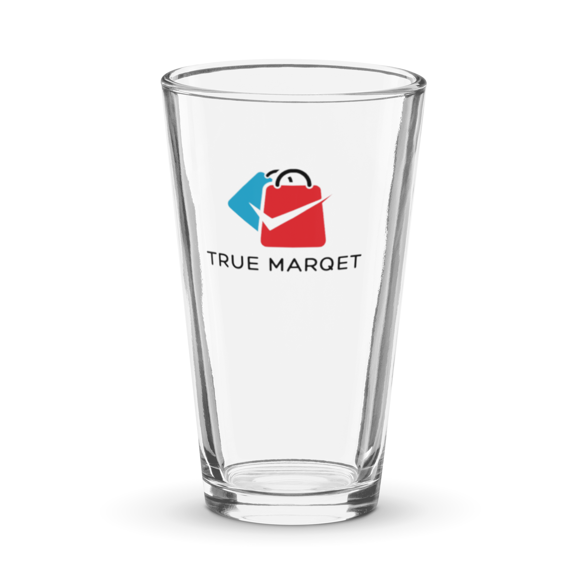 True Marqet 16 Oz Pint Glass