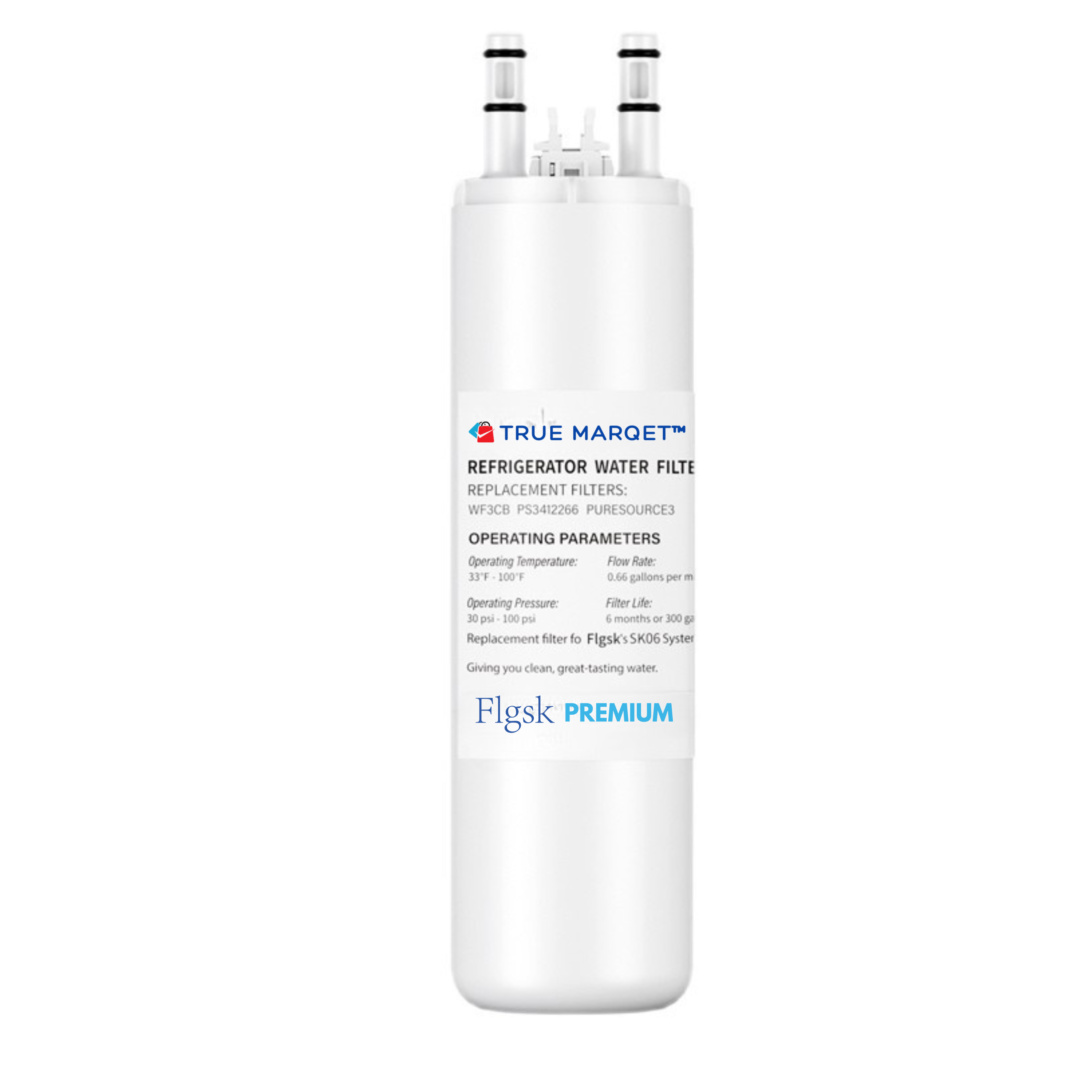 Premium Replacement for Frigidaire WF3CB, Pure Source 3, WF425, 242069601 Refrigerator Water Filters